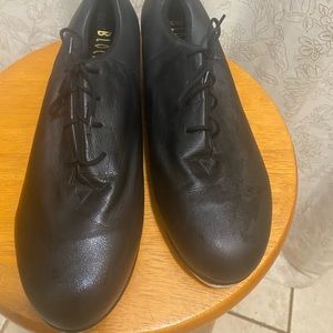 🎶 Bloch Tap-Flex Leather Tap Shoes - Black - Size 12 Adult - Split Sole
